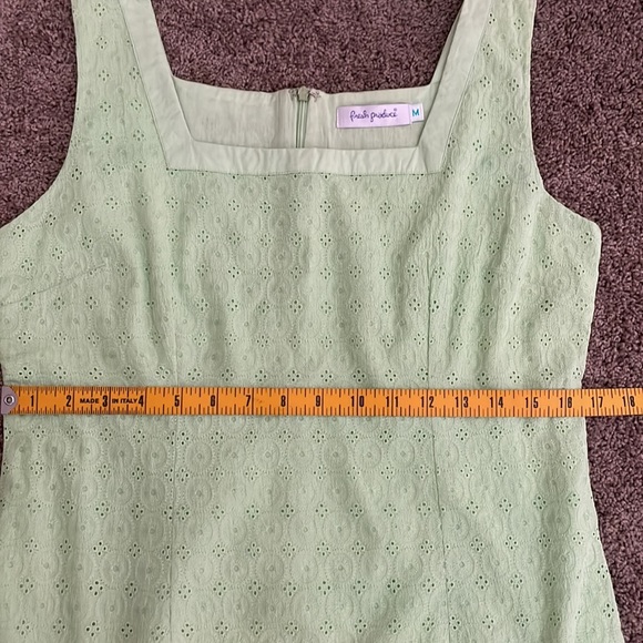 Fresh Produce NWT bright green eyelet dress. - Picture 4 of 5
